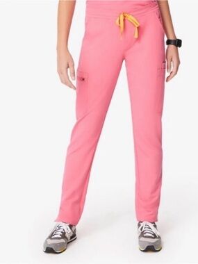 Figs Neon Pink Scrub Pants S/T
